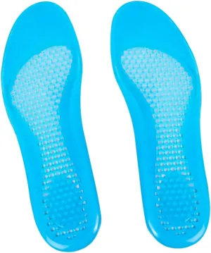 1Pair Gel Thickened Sports Insoles for Men Women Breathable Sweat Absorbent Shoe Cushion with Arch Support Comfortable Damping Massage Effect Fit
