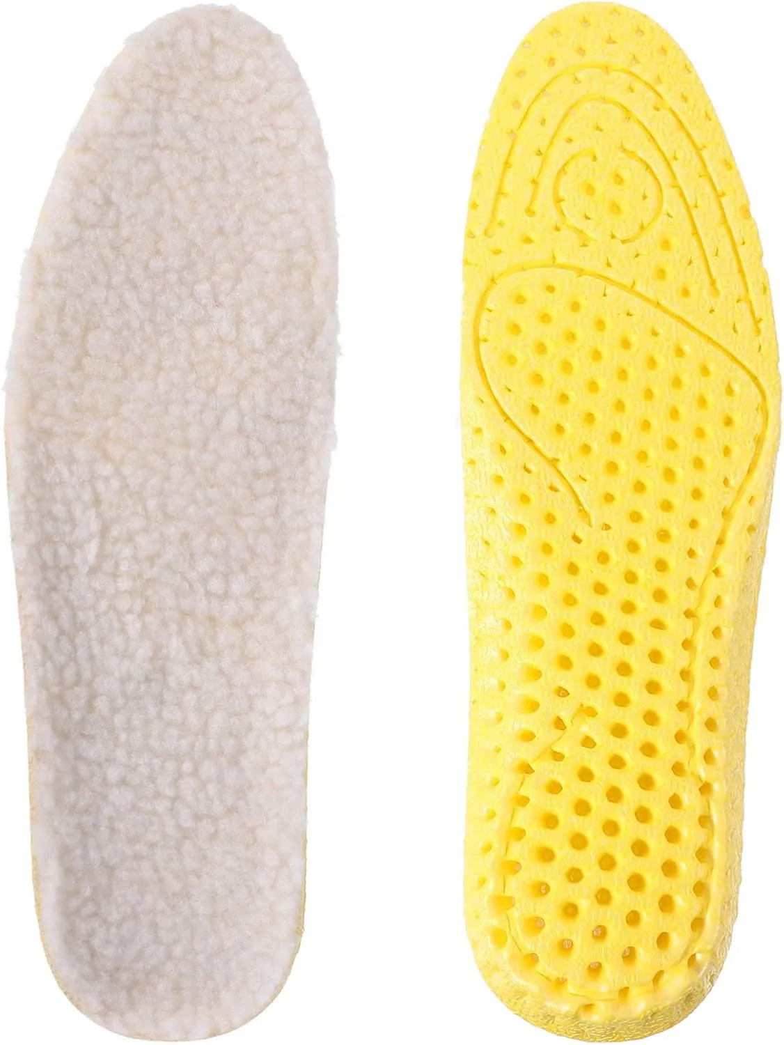 1Pair Warm Insoles Thickened Winter Insoles Cold Resistant Shoe Inserts for Casual Shoes Boots Fine Workmanship Comfortable Fit Multiple
