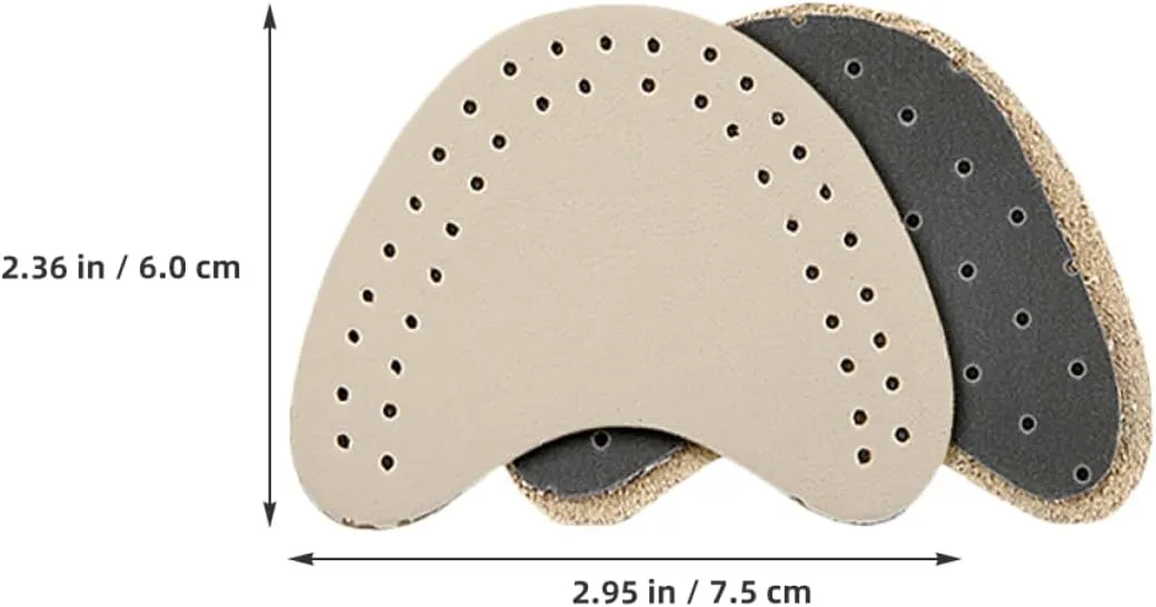 1set Forefoot Cushion Pads for High Heels Non Slip Skid Inserts Comfortable Foot Support for Womens Shoes Suitable for Flats Sneakers and More 8pairs