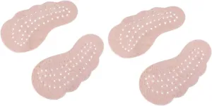 2 Pairs Forefoot Pads for Women Breathable Pigskin Half Insoles Shoe Pads for High Heels Bunion Relief Calluses Non Slip Back Glue Comfortable Fit