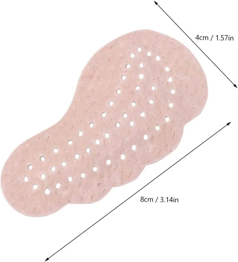 2 Pairs Forefoot Pads for Women Breathable Pigskin Half Insoles Shoe Pads for High Heels Bunion Relief Calluses Non Slip Back Glue Comfortable Fit