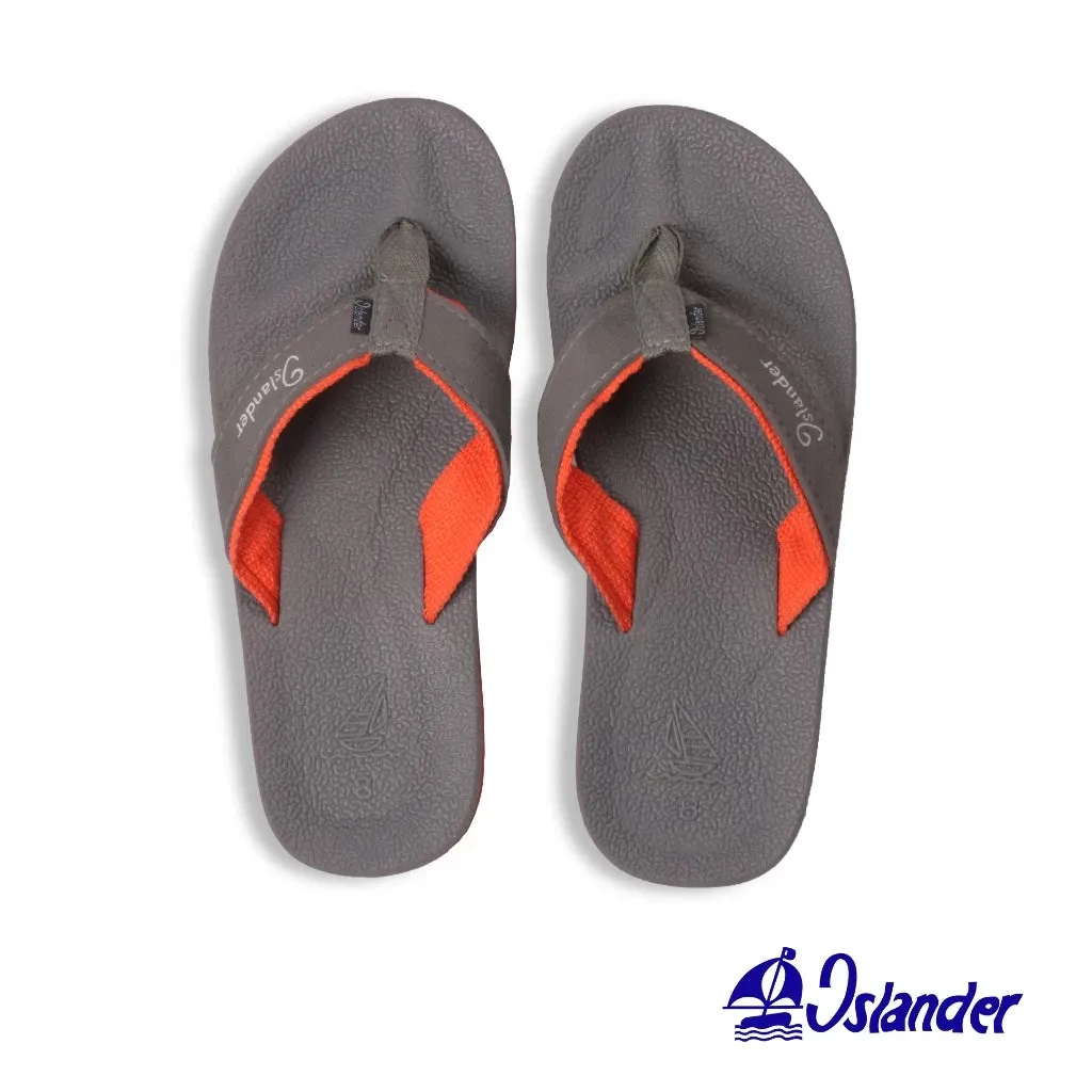 2400 Series Sandals (Flip Flops) - Gray / Orange