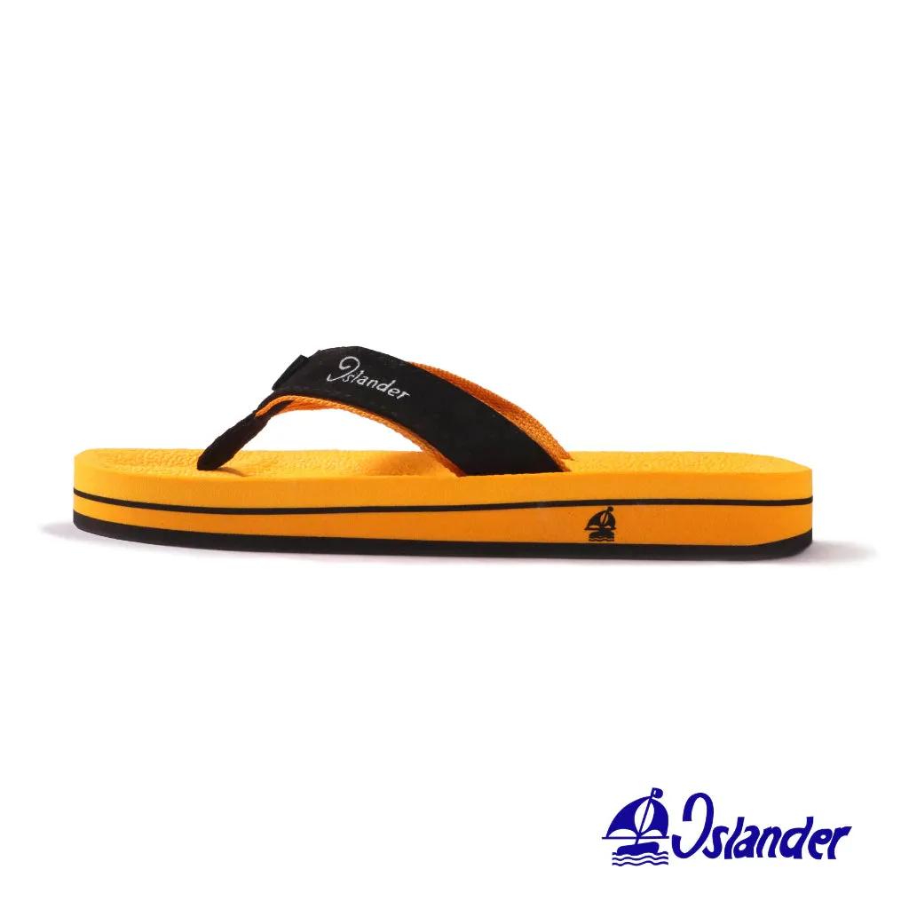 2400 Series Sandals (Flip Flops) - Mustard / Black