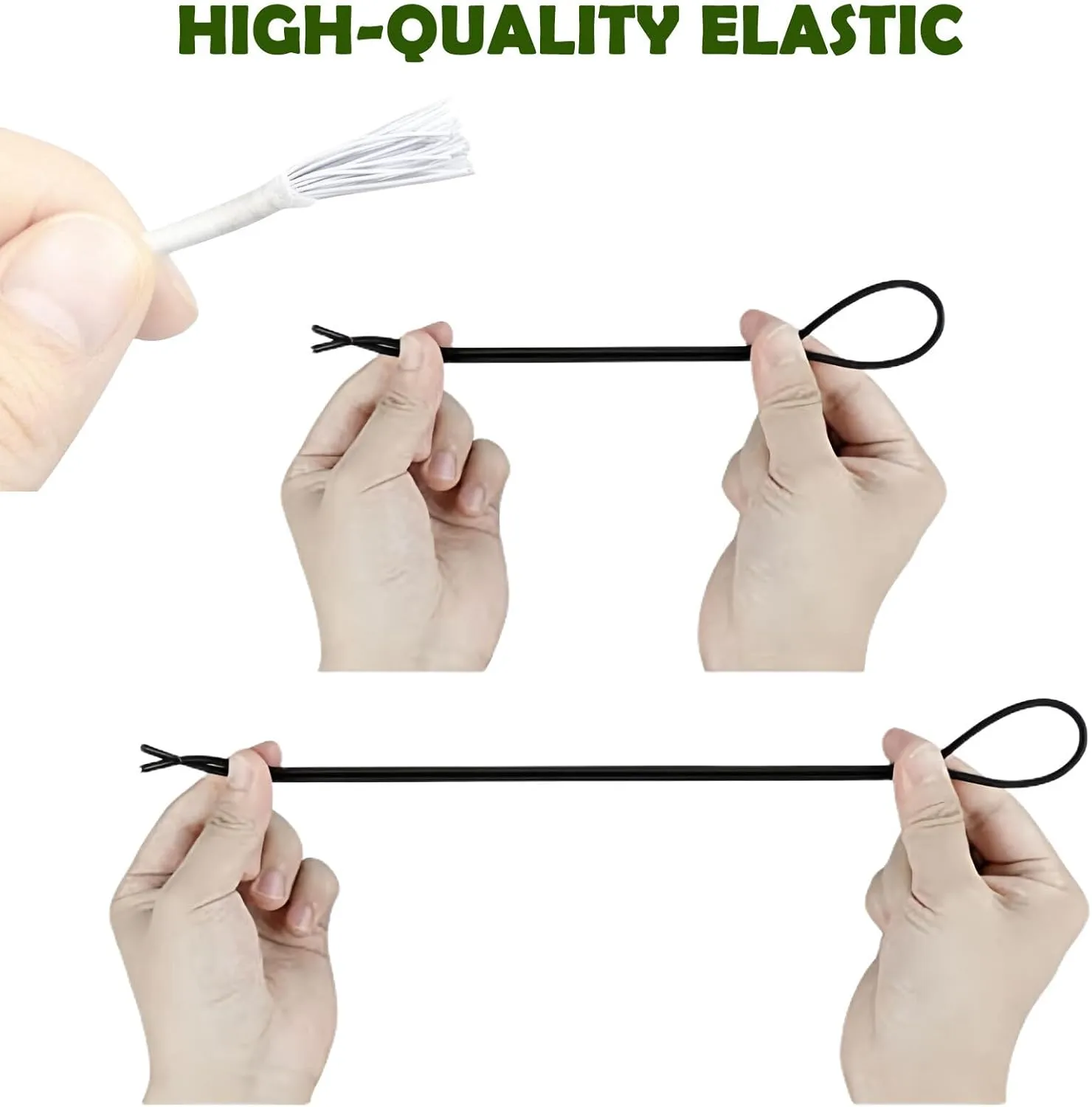 5 Pairs Elastic Shoelaces Strings Replacement Laces for Hey Dude Shoes No Tie Stretch Shoe Laces