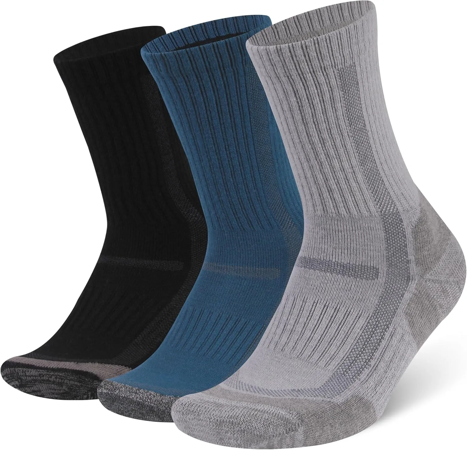 90% Merino Wool Ankle Men's Women's Athletic Wool Socks, 3 Pairs