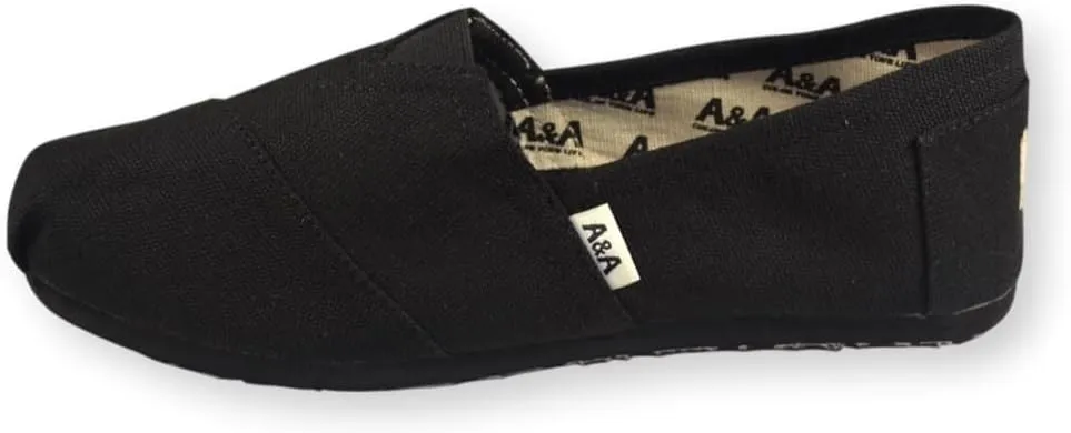 A&A - Espadrilles for Women - Sandals - Canvas Shoes - Slip On Shoes - Alpargatas for Women - Unisex Shoes - Vegan Shoes