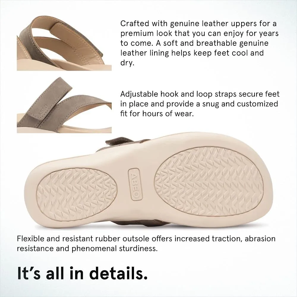 ABEO Oasis Thong Sandals For Women | Arch Support Sandals | Ball of Foot Pain Relief | Built-In Metatarsal Pads Women | Ball Of Foot Cushions for Women