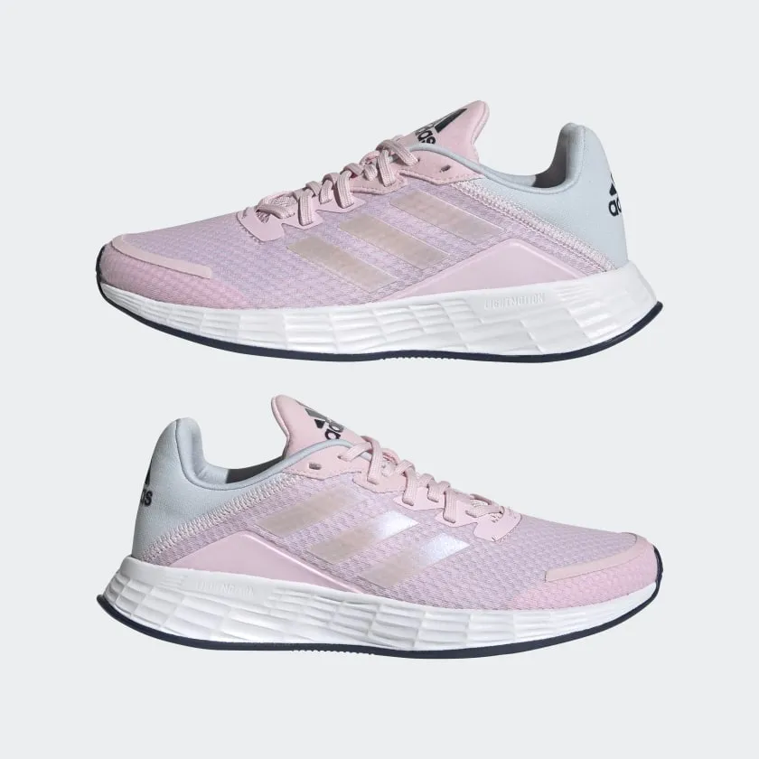 Adidas Kids  Duramo Sl Running Shoes - Pink/ Iridescent /Halo Blue