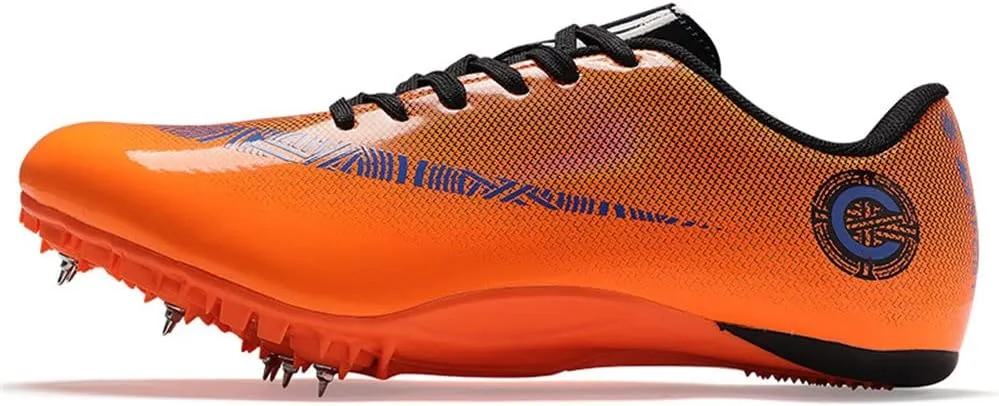 ailishabroy Track and Field Running Spike Shoe Mesh Breathable Lightweight Durable Sneakers Athletics Shoes Unisex Adult and Boy Sport Shoes