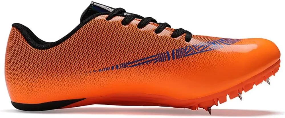 ailishabroy Track and Field Running Spike Shoe Mesh Breathable Lightweight Durable Sneakers Athletics Shoes Unisex Adult and Boy Sport Shoes