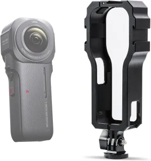 Aluminum Alloy Case for Insta360 ONE RS 1 Inch 360 Edition Accessories, Frame Protector Housing Shell with Hot Shoe Interface