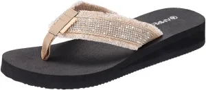 Ampeo Women's Arch Support Flip Flops Comfortable Casual Summer Beach Thong Sandals