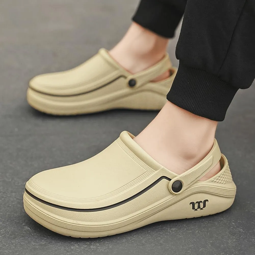 Armadillo Chef Shoes - Women's Kitchen Garden Nurse Shoes, Non-Slip, Comfortable, Waterproof, Oil Resistant, Black, Size 5.5
