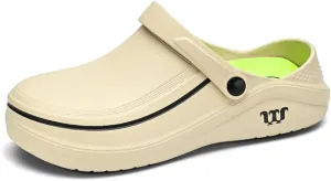 Armadillo Chef Shoes - Women's Kitchen Garden Nurse Shoes, Non-Slip, Comfortable, Waterproof, Oil Resistant, Black, Size 5.5
