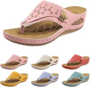 Avylays Women's Breathable Mesh Sports Sandals, 2025, Non-Slip Sole, Orthopedic, Wedge, Blue, Casual, Open Toe; Closed Toe, Thong, Leather, Women