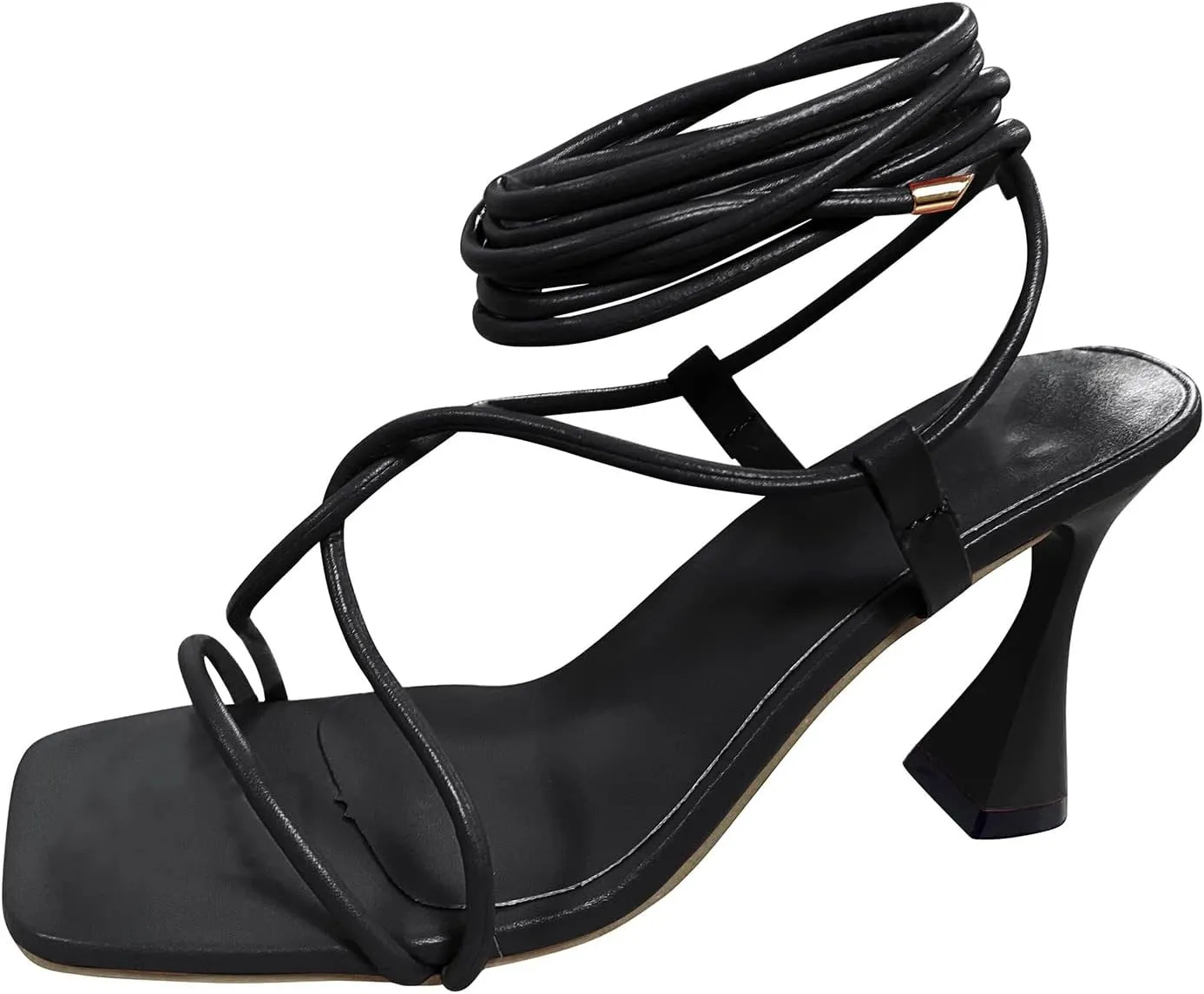 Bamboo Store High Heeled Sandals for Women Size 9 under 50 Fashion Up High Fashion Heel Lace Clear Plastic High Heels