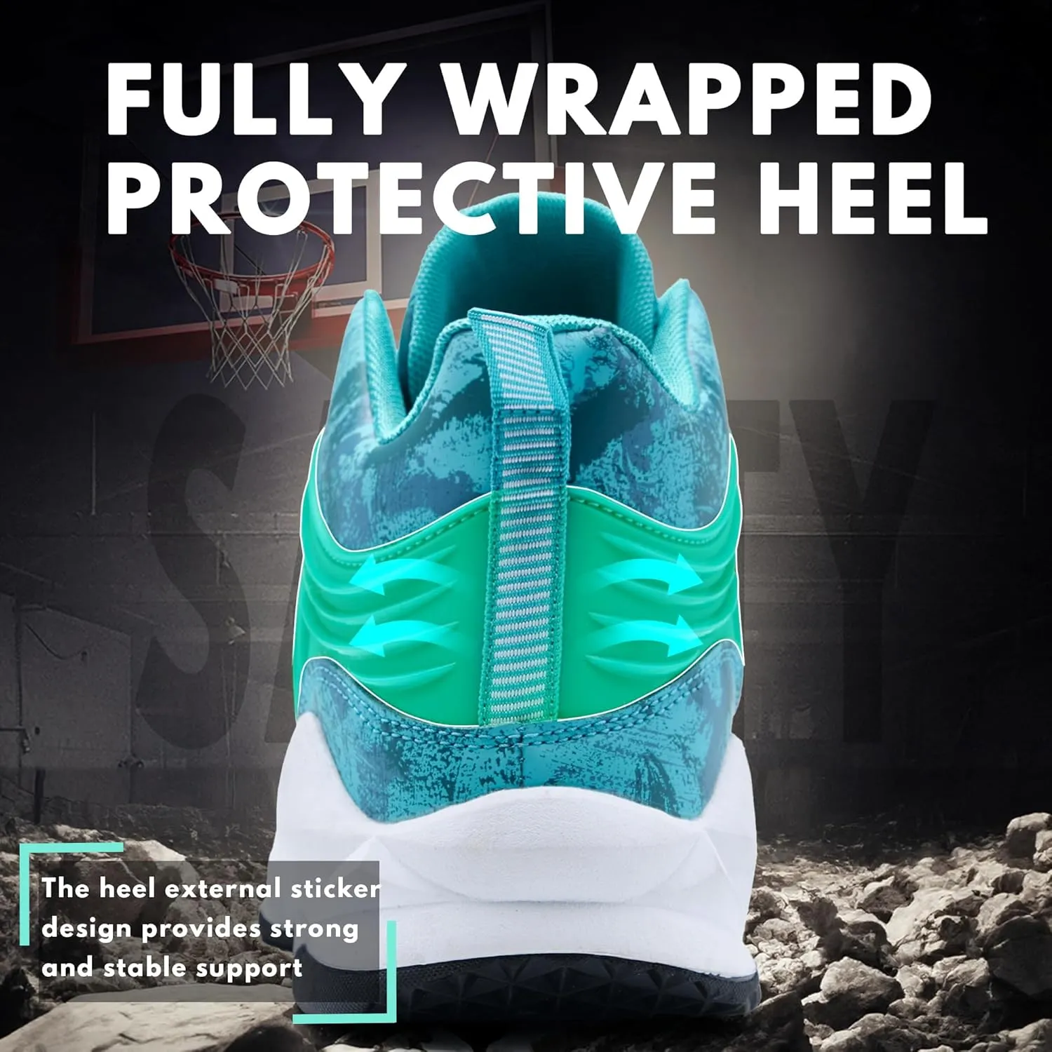 Basketball Shoes for Men Lightweight Durable for Outdoor Sports Training Matches