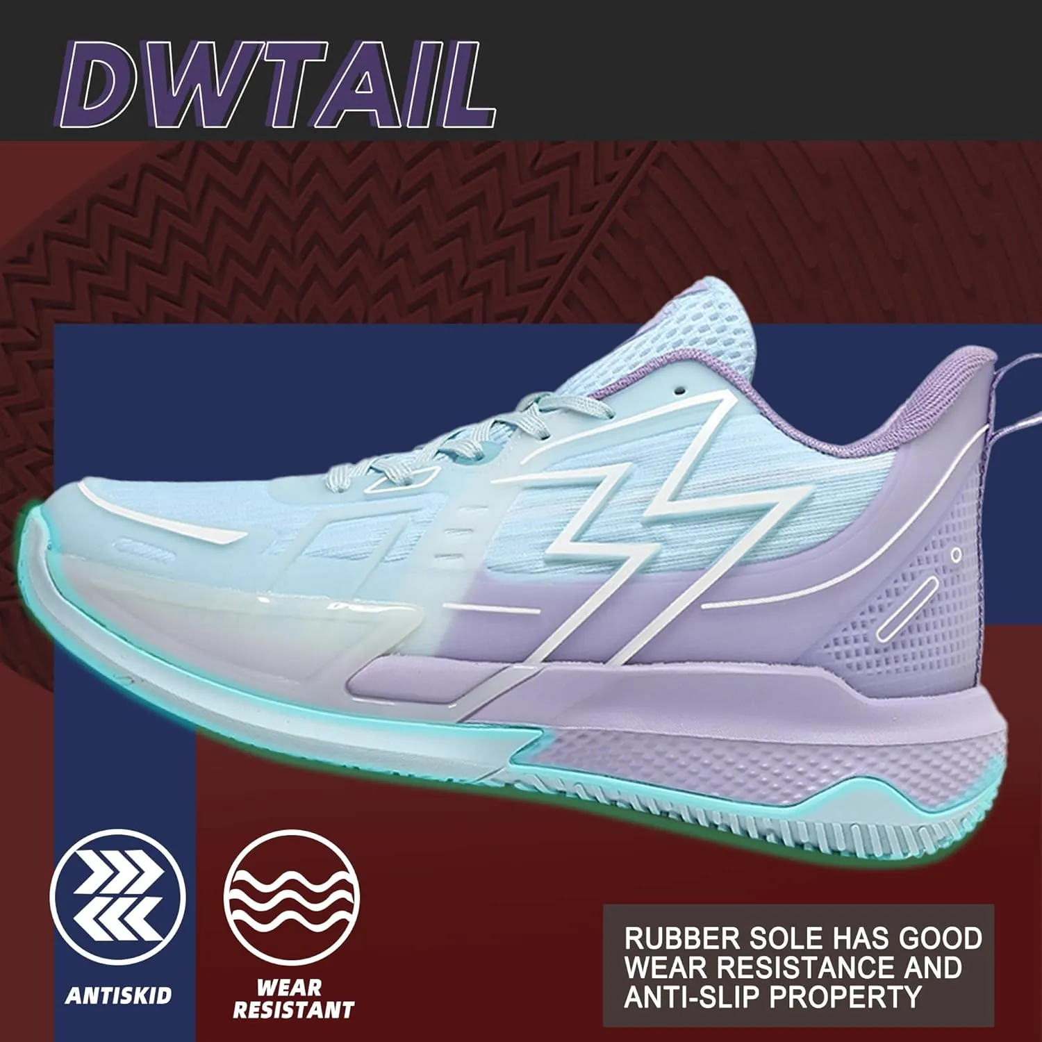Basketball Shoes for Men Lightweight Durable for Outdoor Sports Training Matches