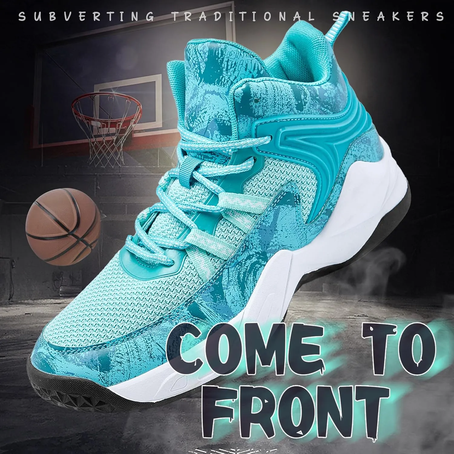 Basketball Shoes for Men Lightweight Durable for Outdoor Sports Training Matches
