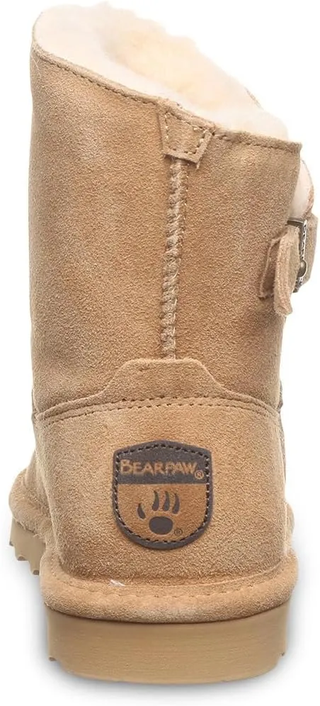 BEARPAW Women's Isabelle Comfortable Winter Boot | Classic Suede Pull On Boot | Multiple Colors & Sizes