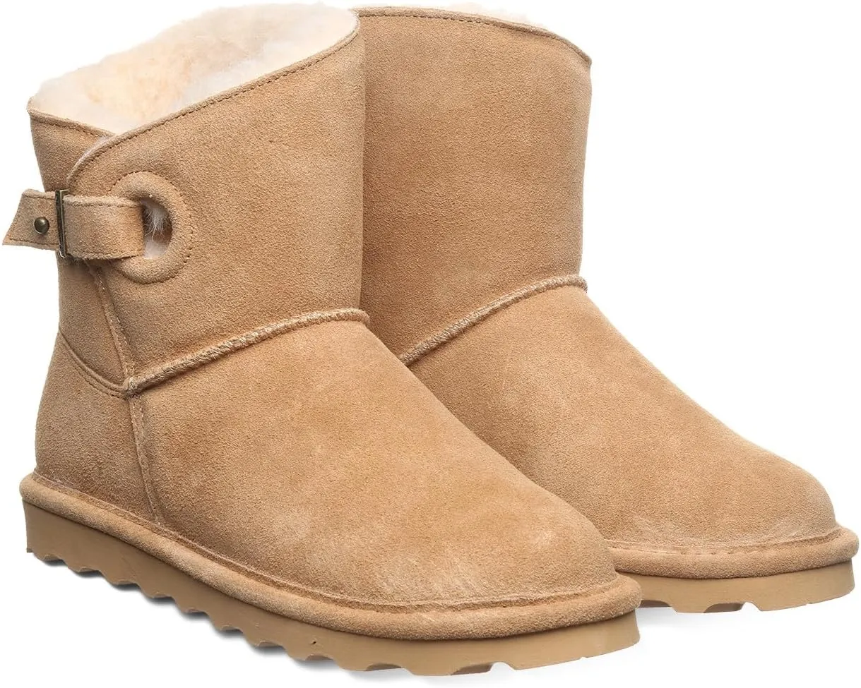 BEARPAW Women's Isabelle Comfortable Winter Boot | Classic Suede Pull On Boot | Multiple Colors & Sizes