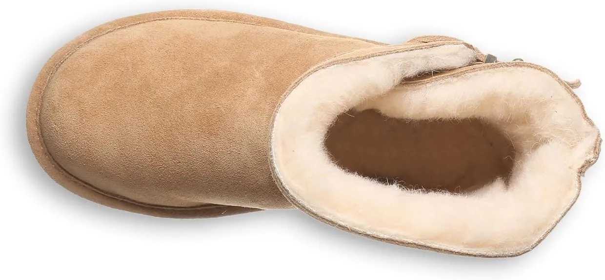 BEARPAW Women's Isabelle Comfortable Winter Boot | Classic Suede Pull On Boot | Multiple Colors & Sizes