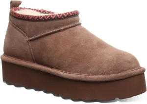 BEARPAW Women's Retro Super Shorty Deco | Women's Ankle Boot | Women's Slip On Boot | Comfortable Winter Boot | Multiple Colors & Sizes