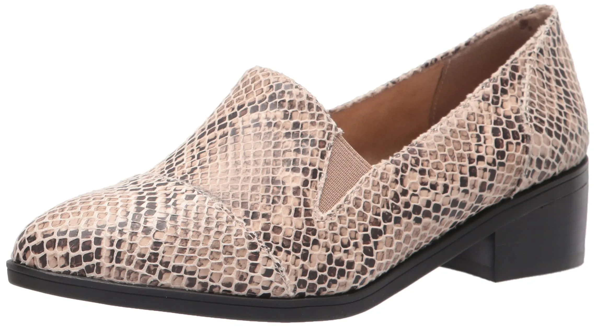 Bella Vita Women's Ohara Loafer, Natural Snake, 11 Wide