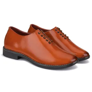 Bersache Comfortable Formal Outdoor Stylish Officewear Partywear Shoes For Men 9102 (Brown)