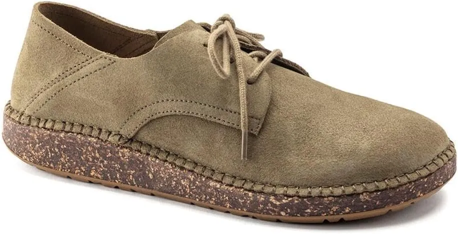 Birkenstock Gary Leather Lace-Up Shoes with Anatomically Shaped Footbed and Durable Thermo Rubber Sole - Multiple Colors & Sizes