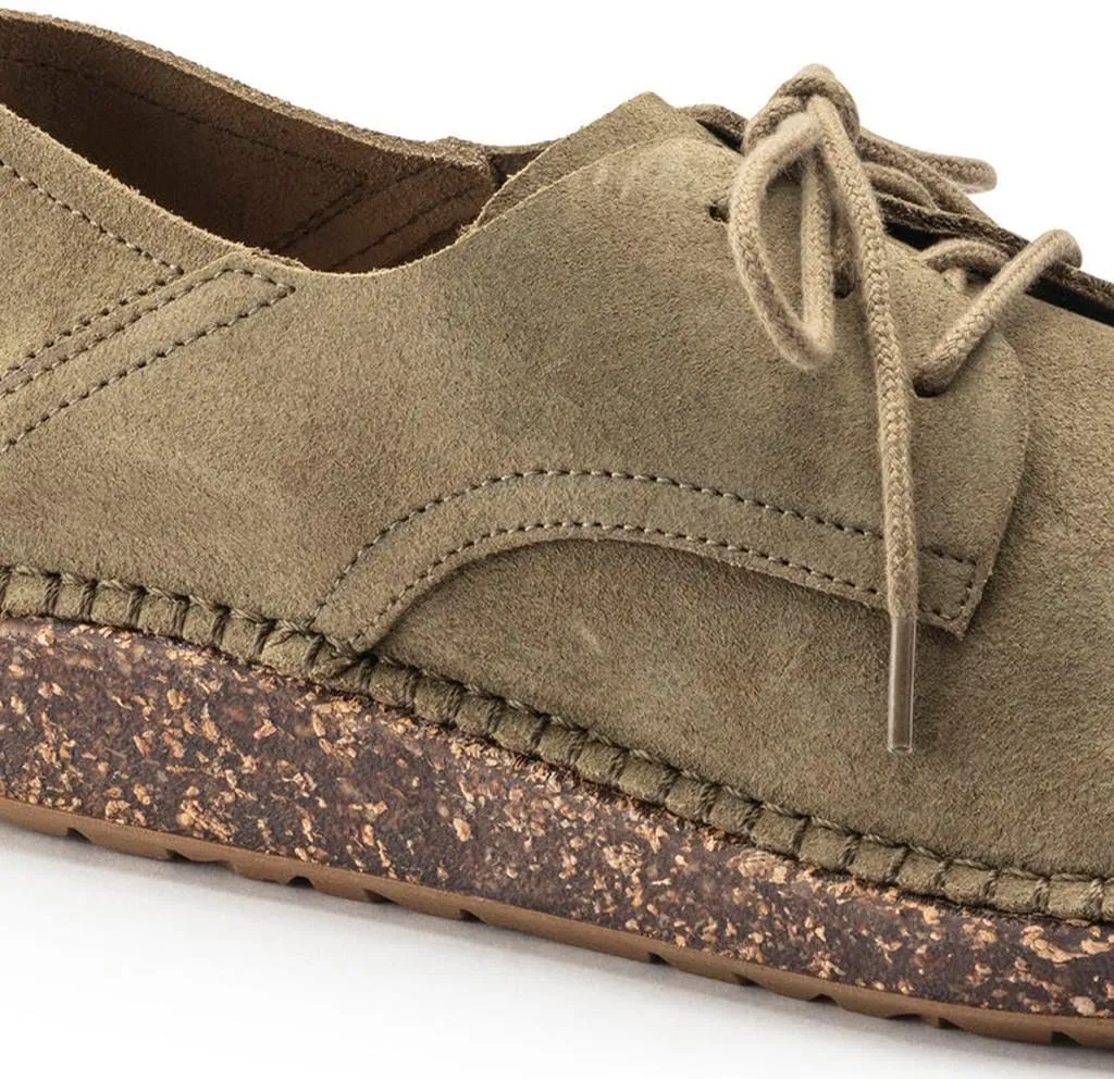Birkenstock Gary Leather Lace-Up Shoes with Anatomically Shaped Footbed and Durable Thermo Rubber Sole - Multiple Colors & Sizes