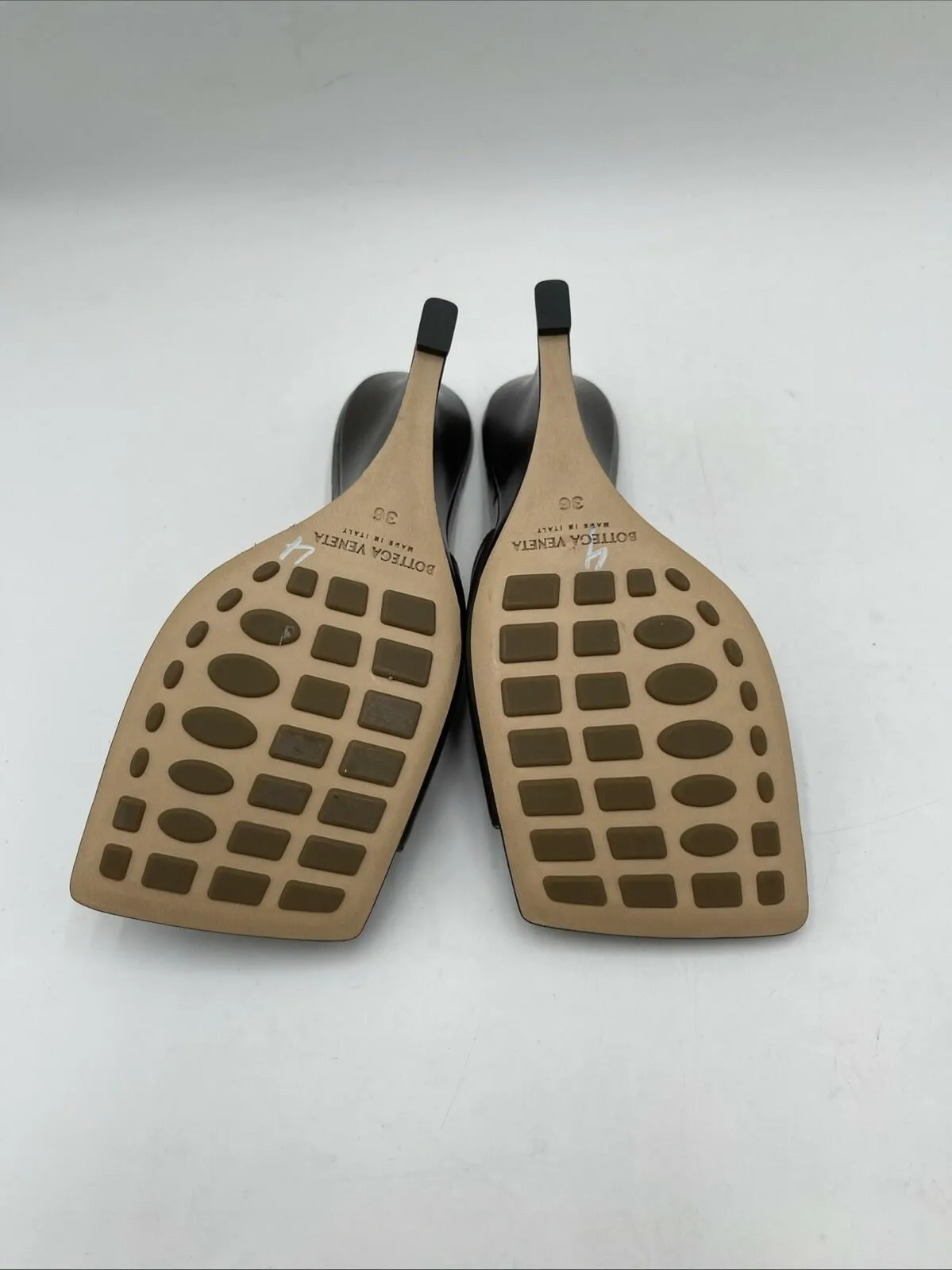 Bottega Veneta Women's Wedge Slide Sandals Brown Size 36 - Very Good