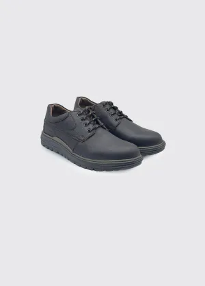 Brennan Men's Comfortable Walking Shoe - Mahogany