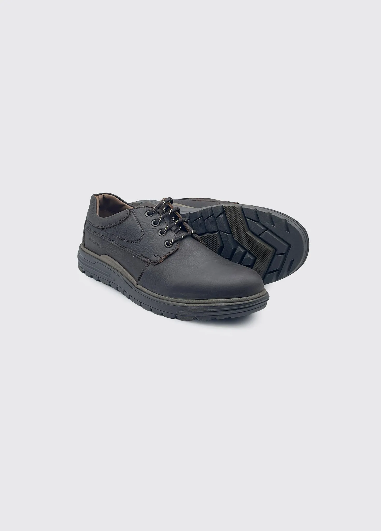 Brennan Men's Comfortable Walking Shoe - Mahogany