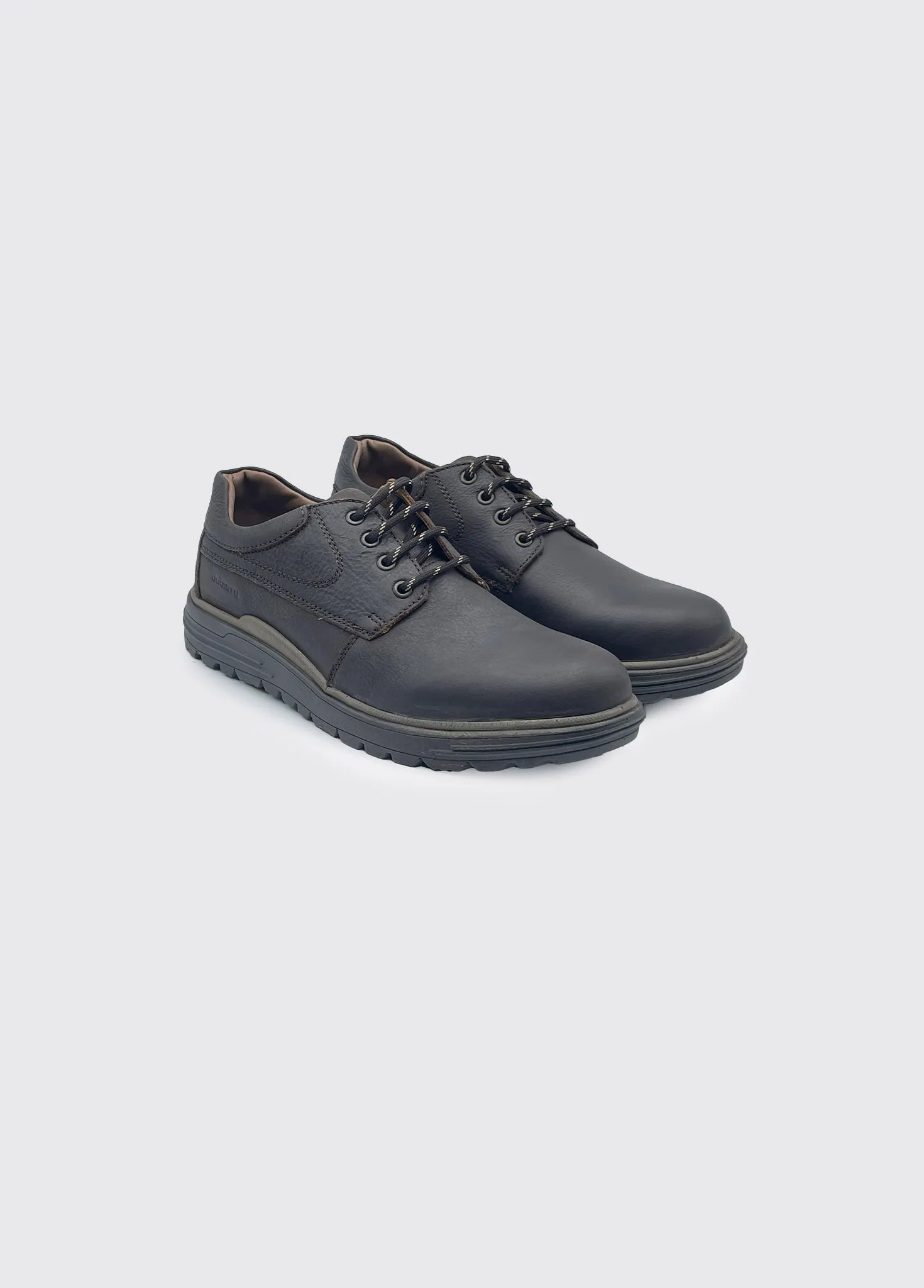 Brennan Men's Comfortable Walking Shoe - Mahogany