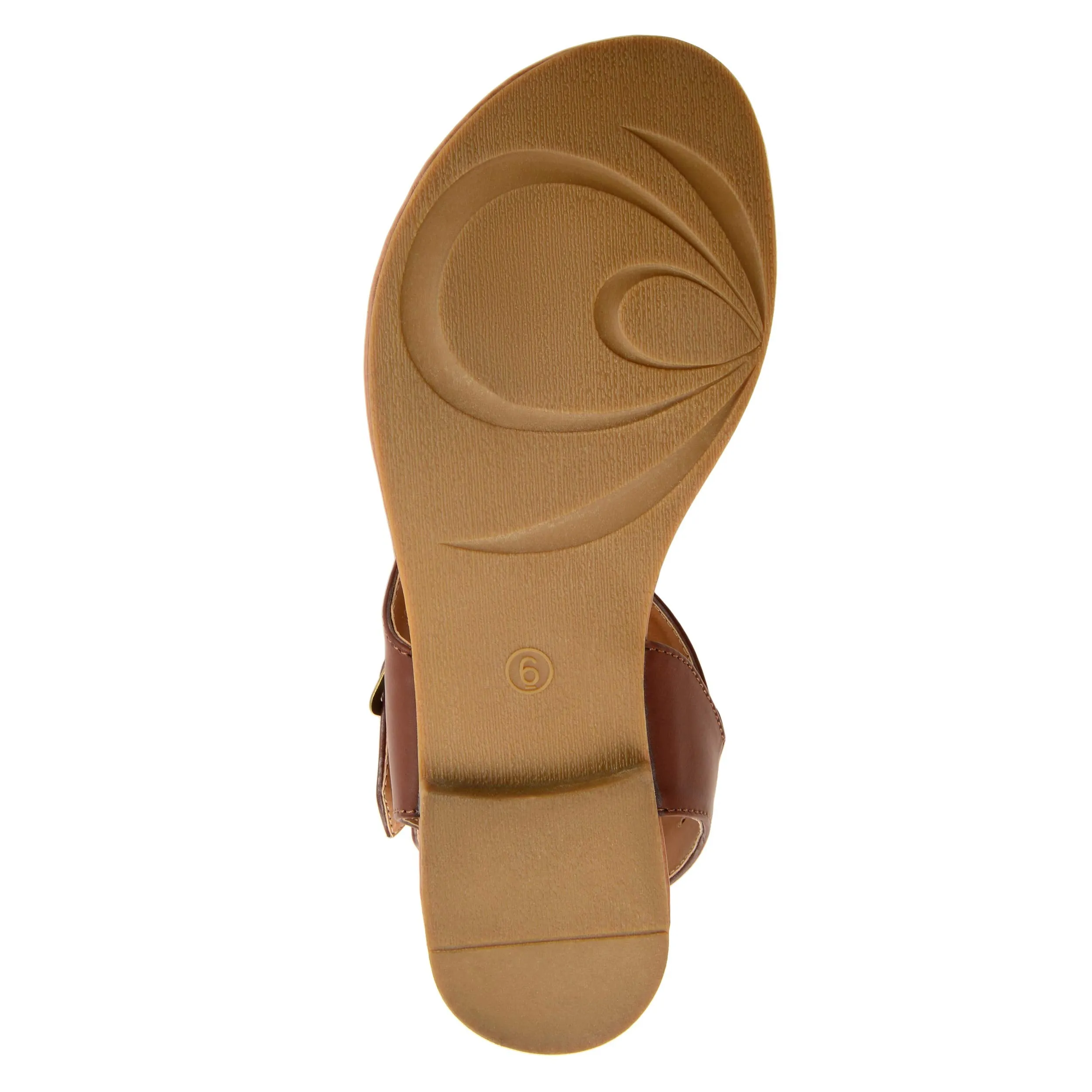 Brinley Co. Womens Keelan Faux Leather Buckle Double Wrap Thong Sandals