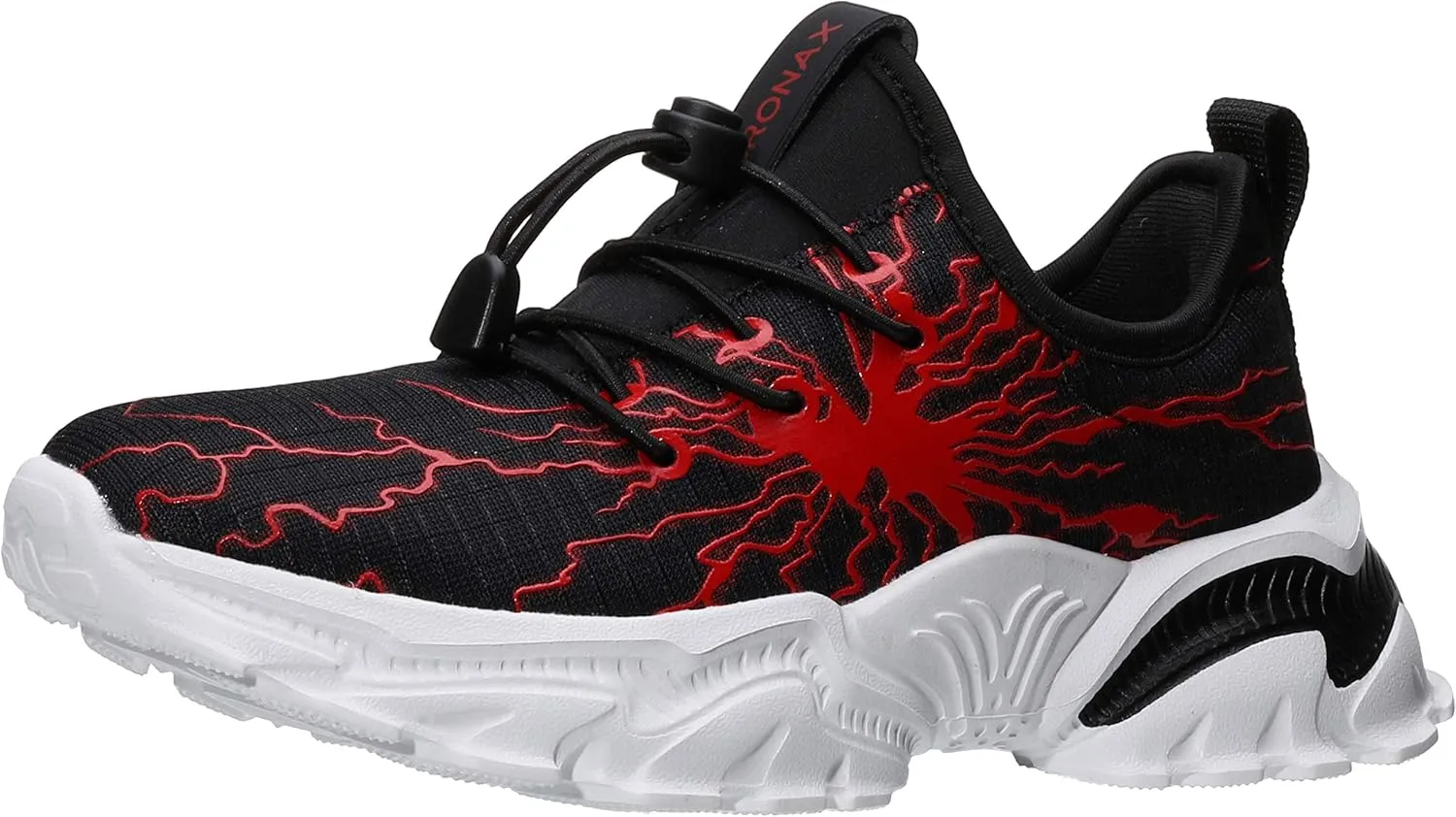 BRONAX Little/Big Boys Comfortable Graffiti Personality Tennis Shoes