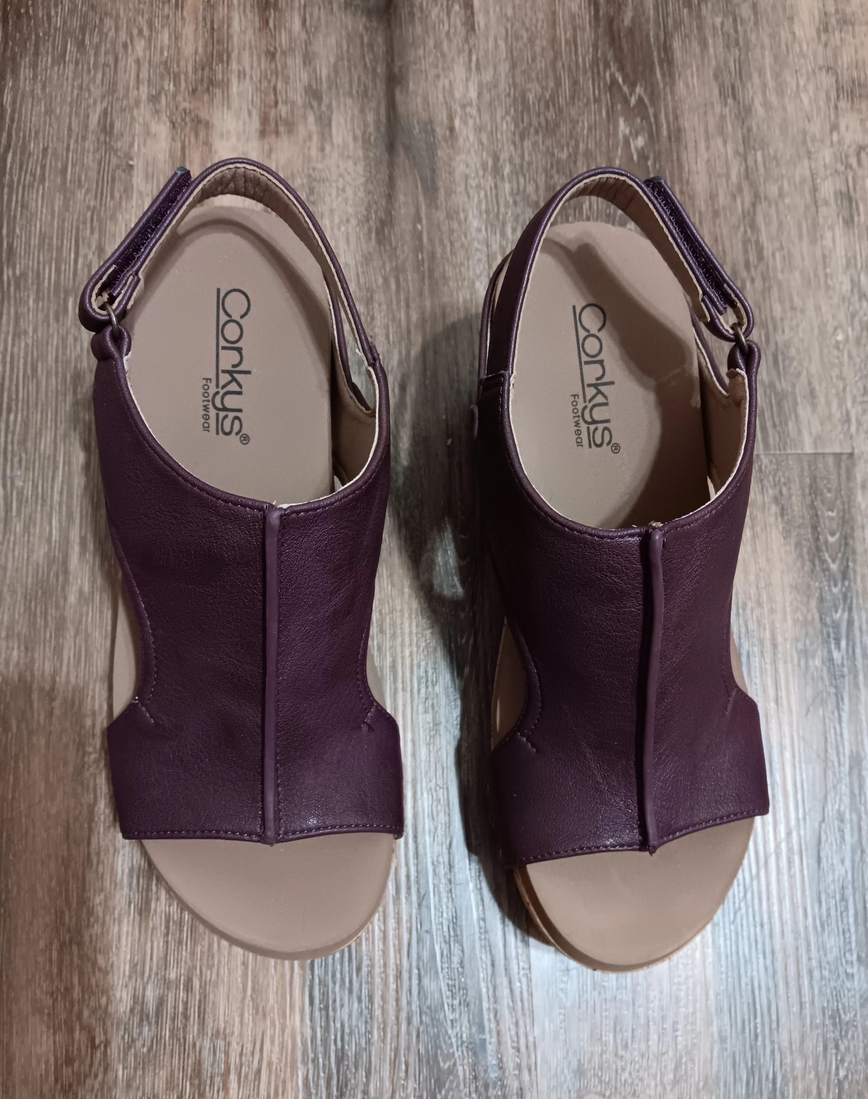 Burgundy Smooth Carley Footwear