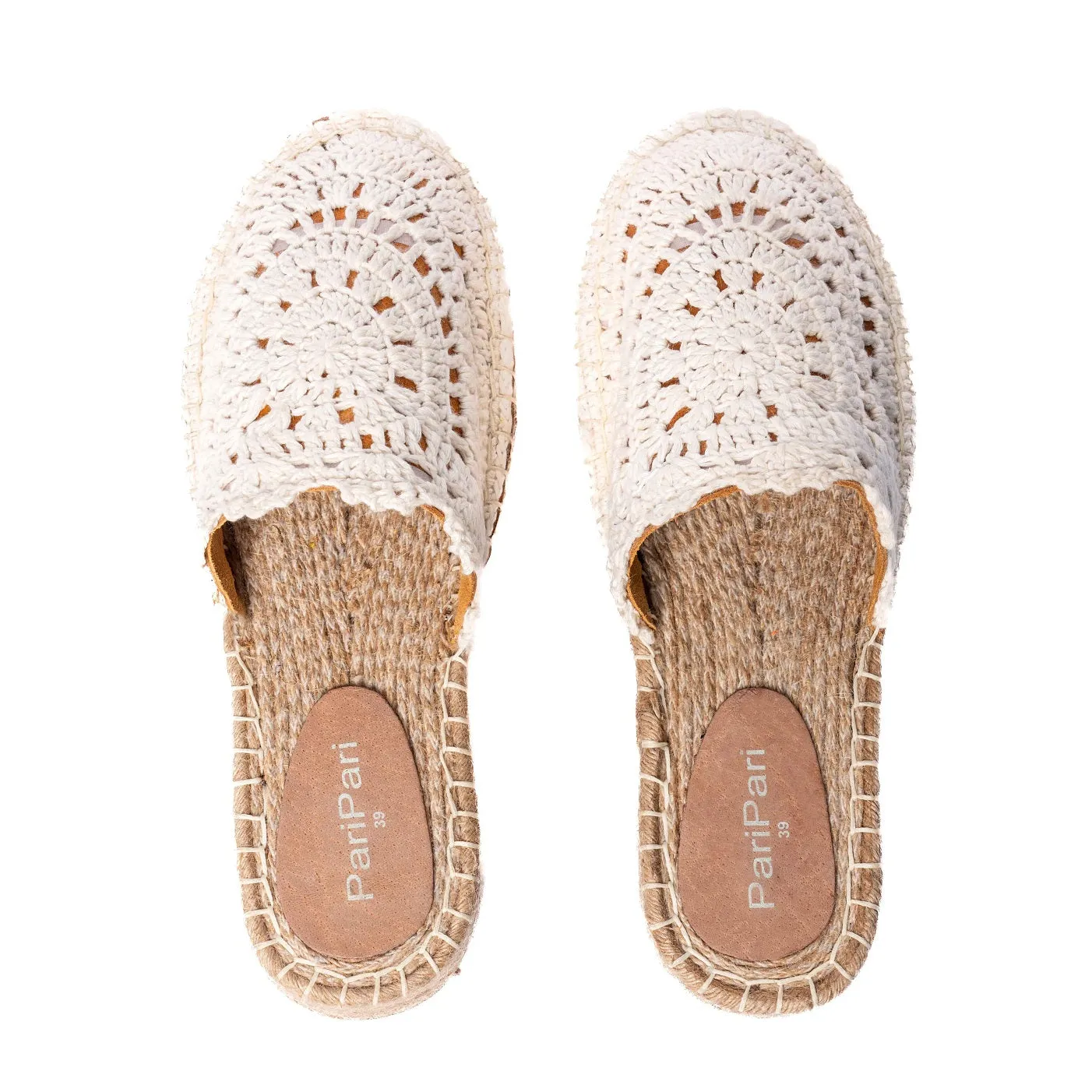 Camellias Crochet Espadrilles Platforms