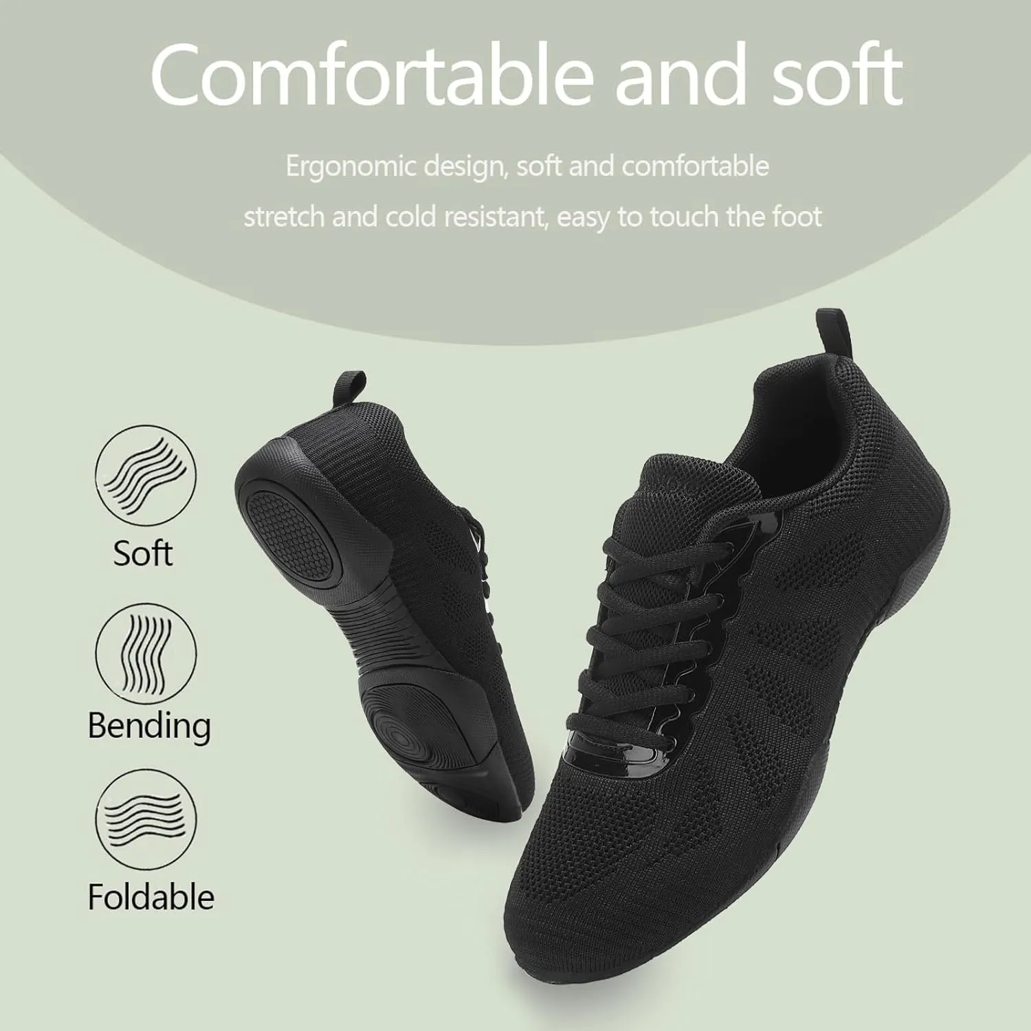 Cheer Shoes Girls Dance Athletic Shoes Women Gymnastic Training and Competition Sports Comfortable mesh Cheerleading Shoes for Kid Youth Adult