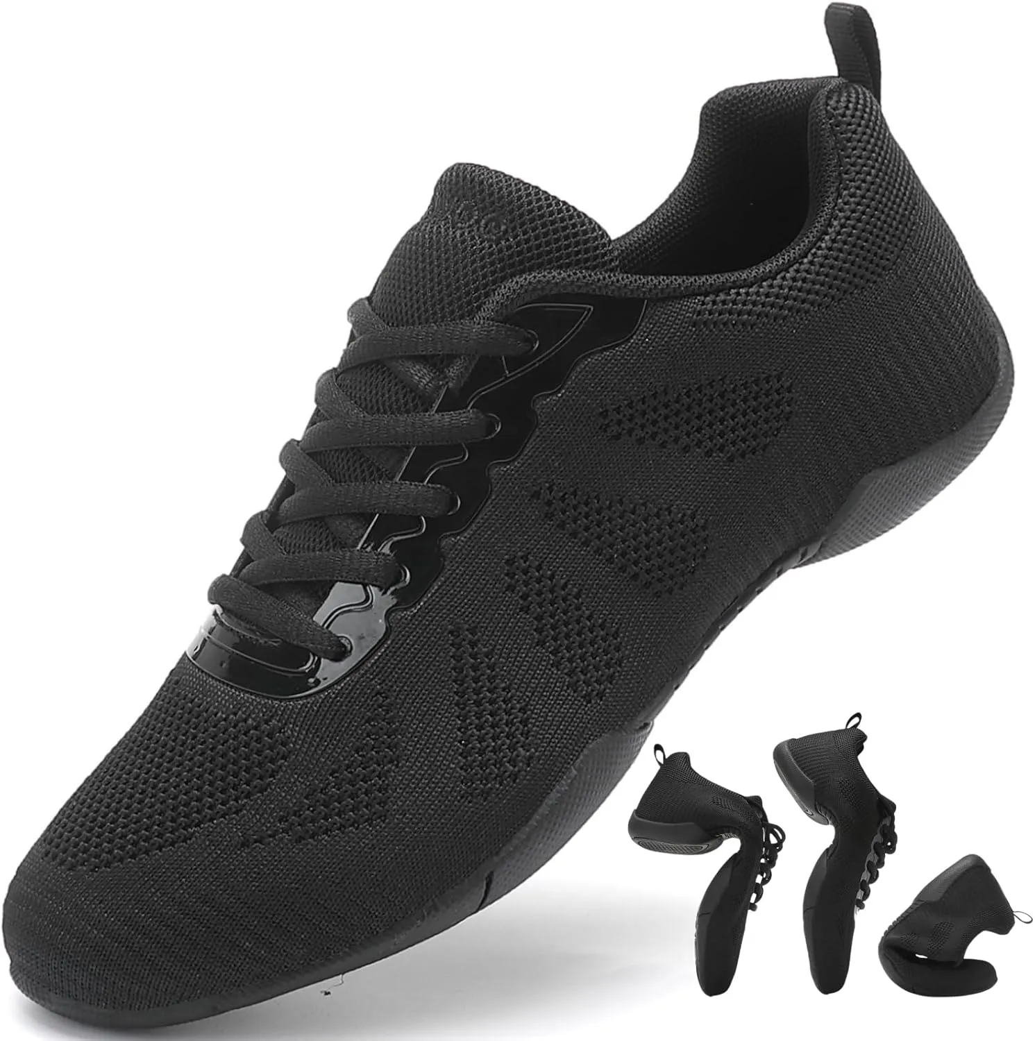 Cheer Shoes Girls Dance Athletic Shoes Women Gymnastic Training and Competition Sports Comfortable mesh Cheerleading Shoes for Kid Youth Adult