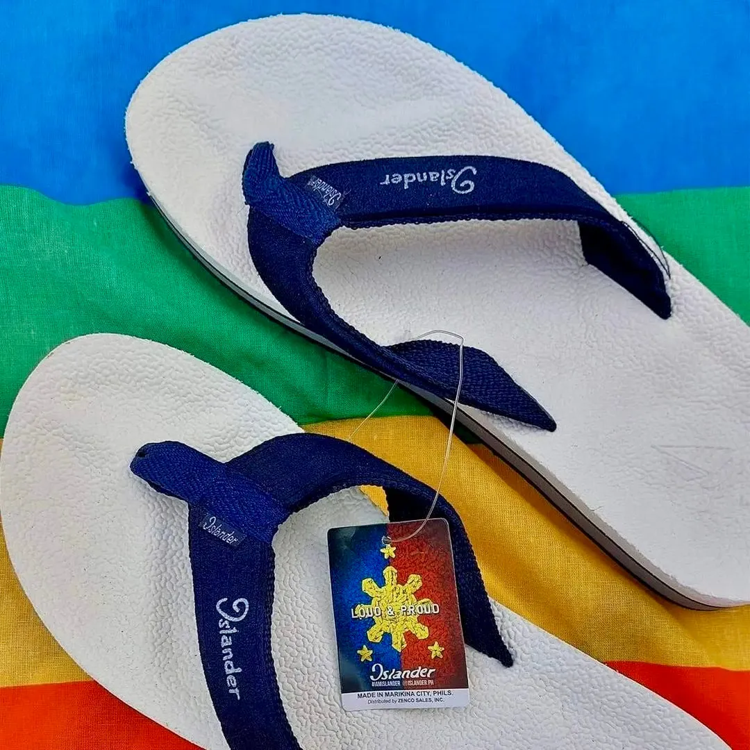 Classic Original Sandals (Flip Flops) - Blue / White / Gray