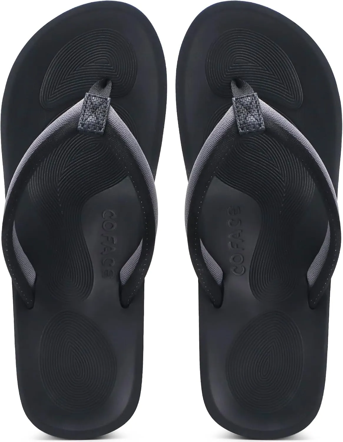 COFACE Flip Flops For Women with Arch Support Comfortable Woman Thong-Sandals Yoga Mat Lightweight Orthopedic Womens Flip-Flop
