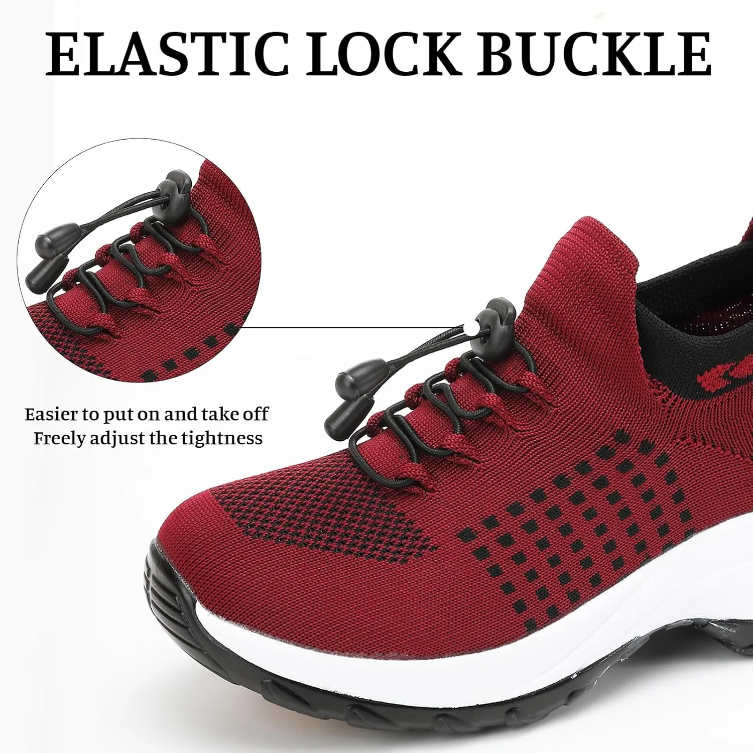 Comfort Wear Orthowear Shoes for Women Plantar Fasciitis Ortho Stretch Cushion Shoes for Women, Comfortable Orthopedic Walking Sneakers Nurse Shoe Mesh Breathable Diabetic Shoe