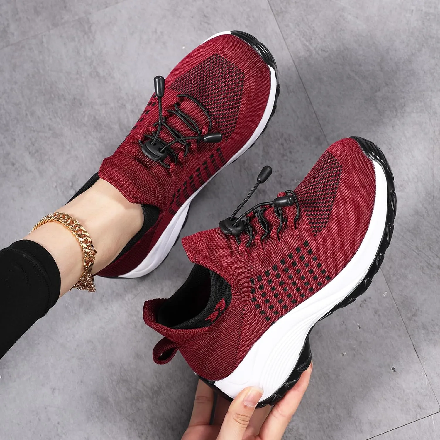Comfort Wear Orthowear Shoes for Women Plantar Fasciitis Ortho Stretch Cushion Shoes for Women, Comfortable Orthopedic Walking Sneakers Nurse Shoe Mesh Breathable Diabetic Shoe