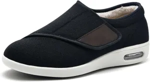 Comfortable Casual Shoes, Wide Fit Walking Shoes for Diabetics Winter Middle-Aged and Elderly Mom and Dad Shoes Warm Casual Shoes