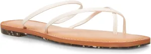 Cool Planet by Steve Madden Womens Beige Strappy Padded Freee Square Toe Slip On Thong Sandals Shoes 11 M