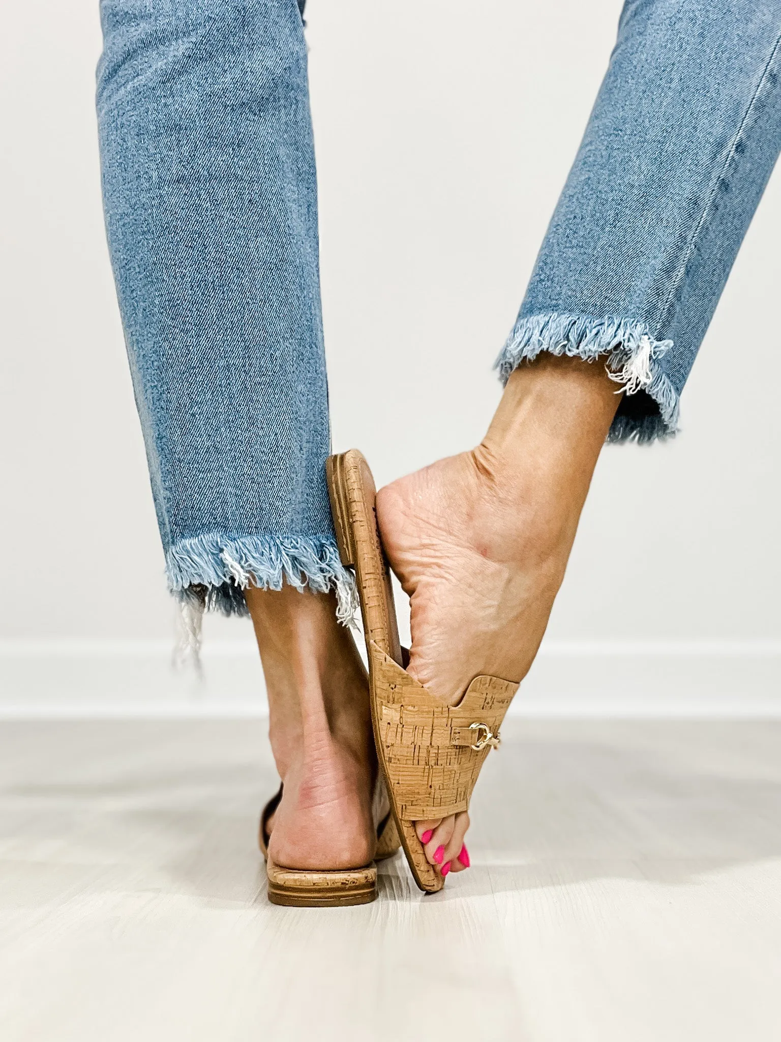 Corkys Bit Of A Breeze Slide Sandals in Cork