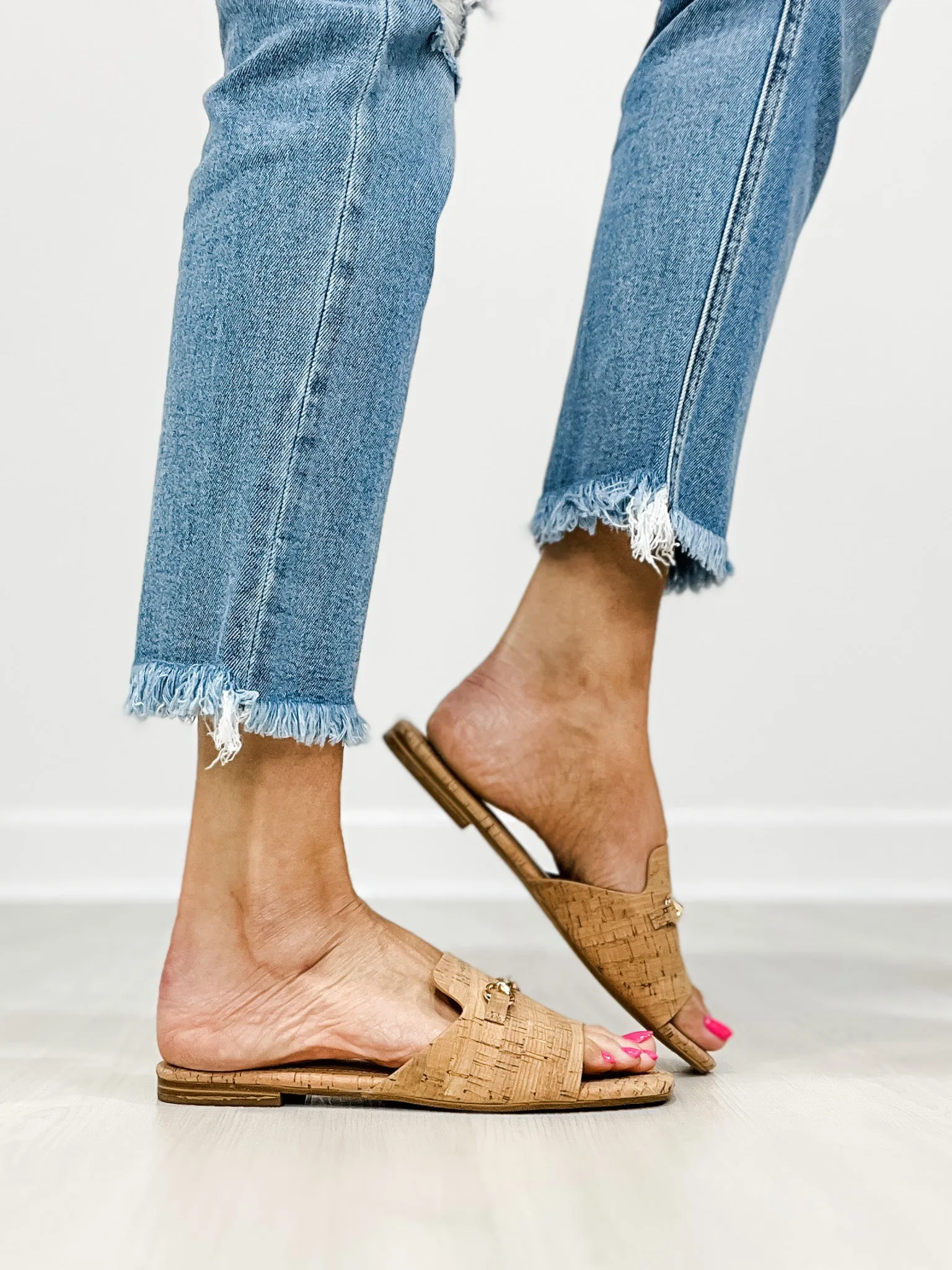 Corkys Bit Of A Breeze Slide Sandals in Cork