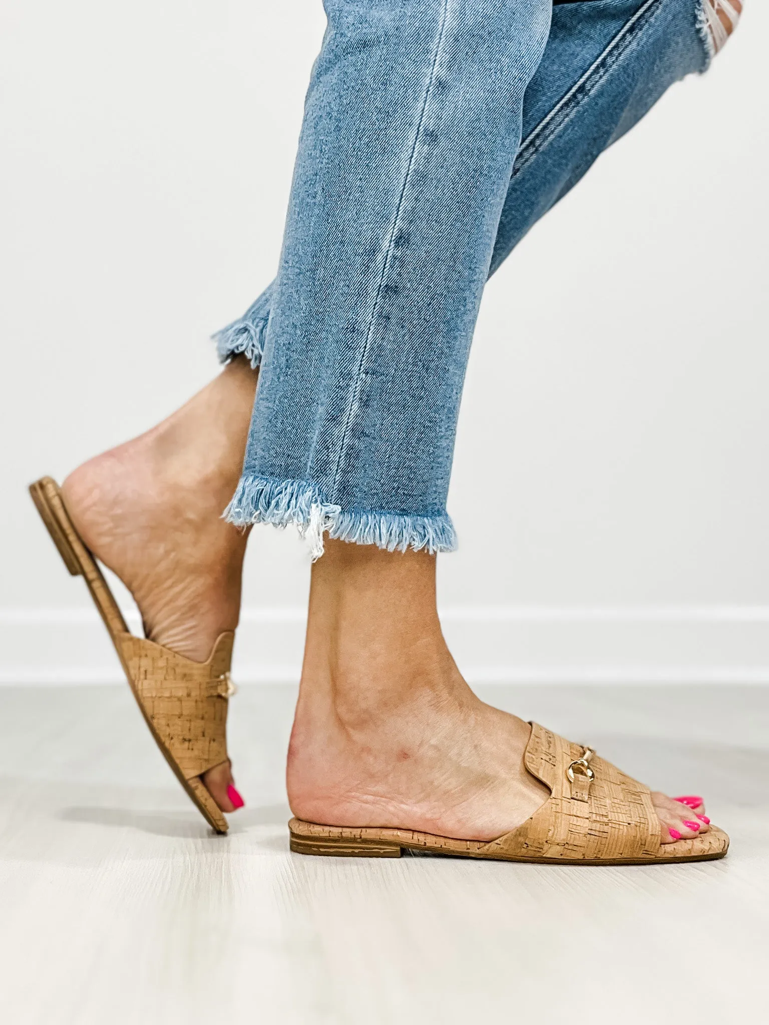 Corkys Bit Of A Breeze Slide Sandals in Cork